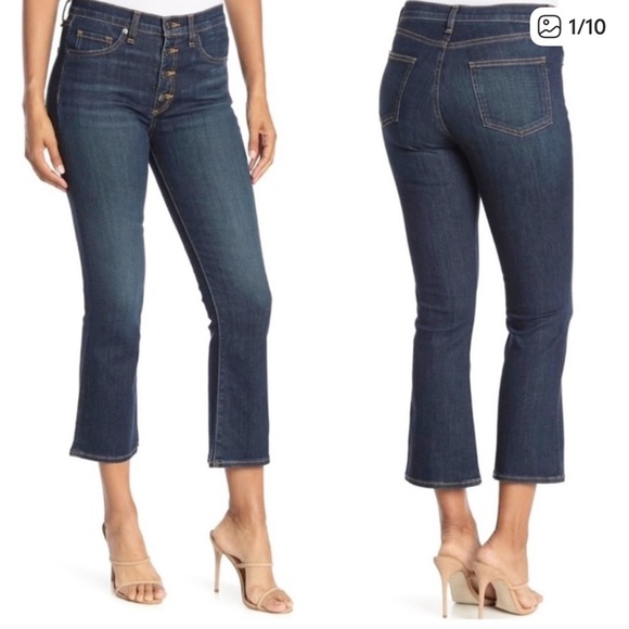 Veronica Beard High Rise Dark Blue Jeans - Picture 1 of 9